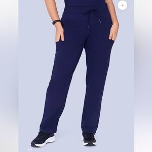 MANDALA NAVY CARGO SCRUB PANTS